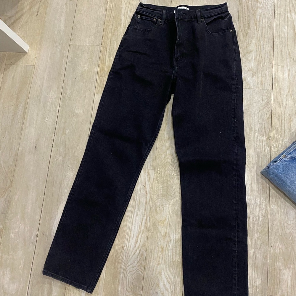 Abercrombie 90s ultra high rise straight jeans